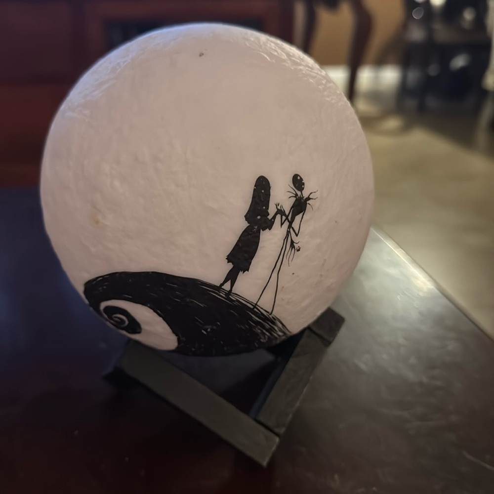 Nightmare before Christmas light up globe.